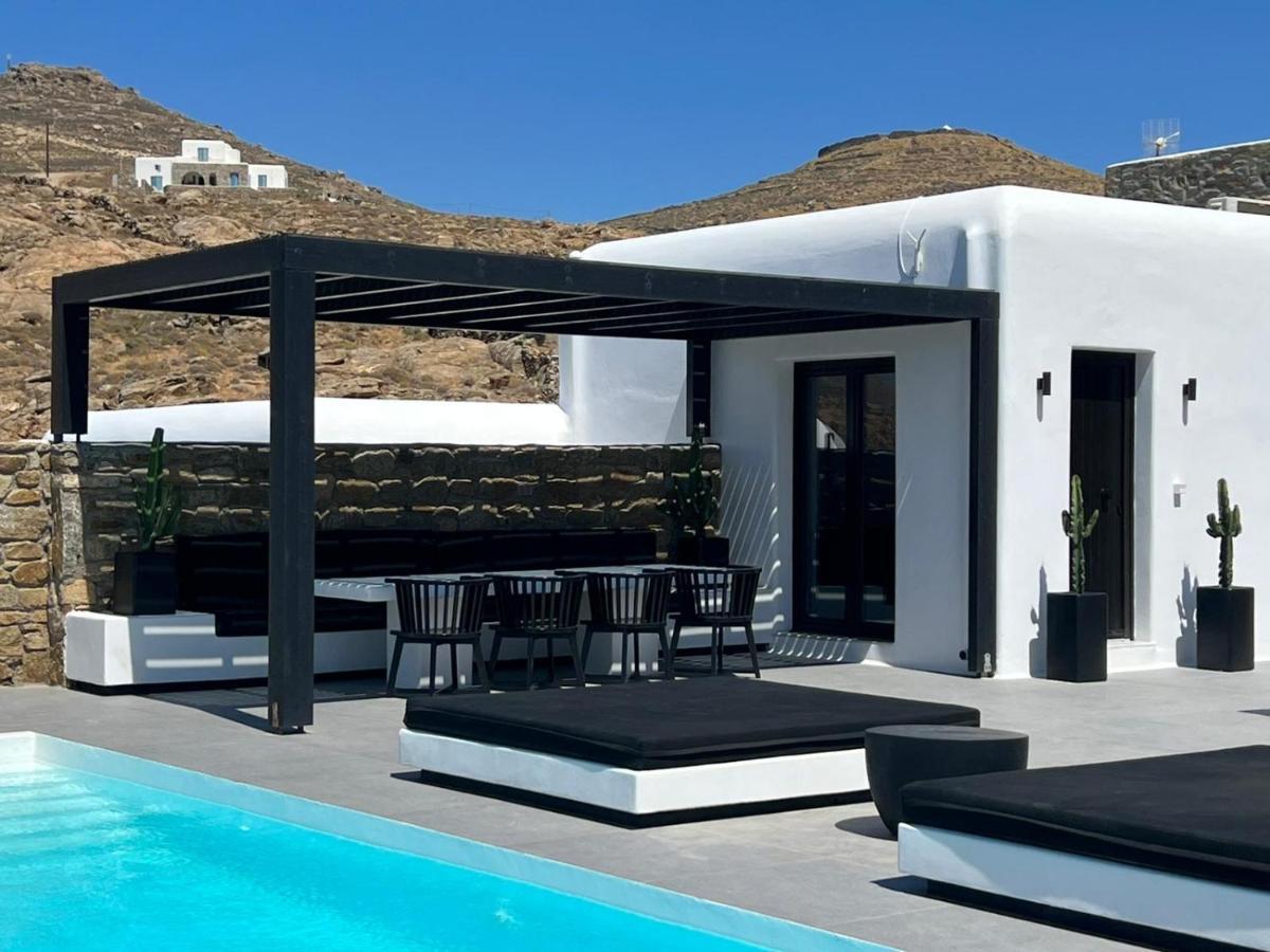 Black And White Villas Ftelia - Mykonos Mykonos Town Exterior foto