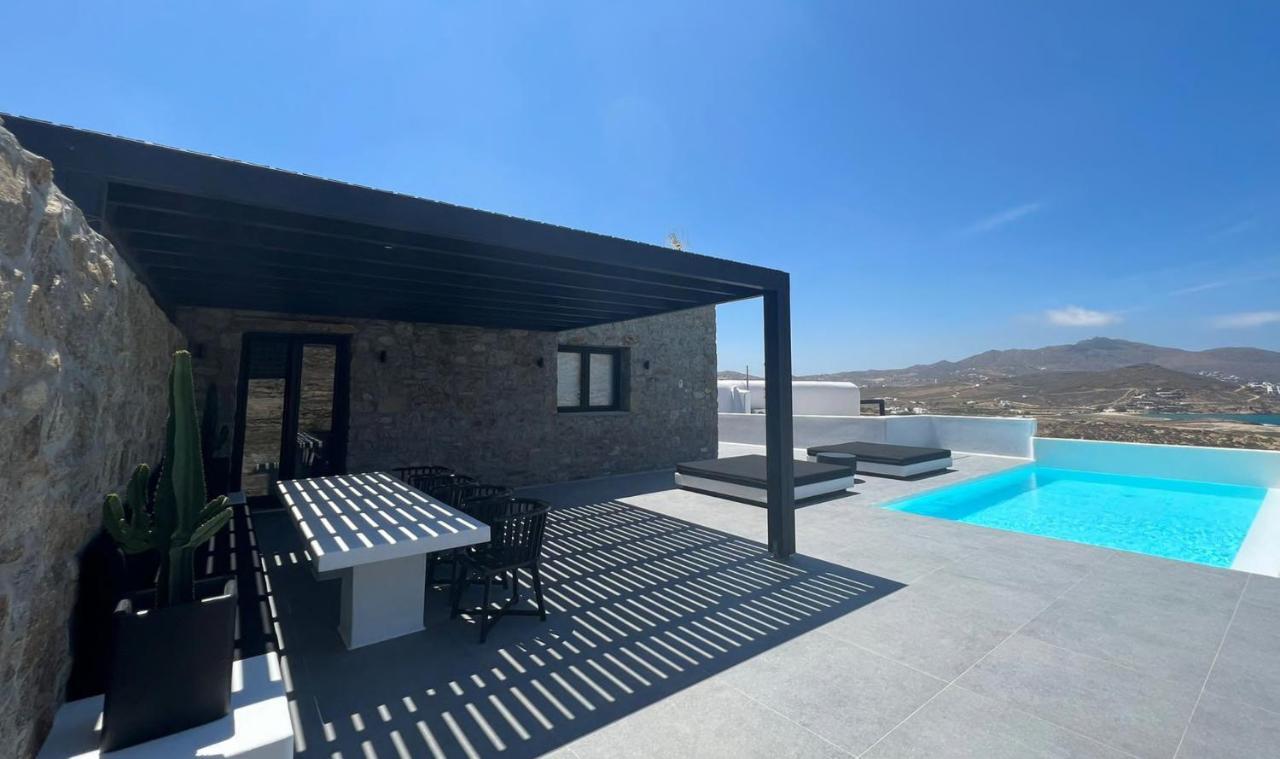 Black And White Villas Ftelia - Mykonos Mykonos Town Exterior foto