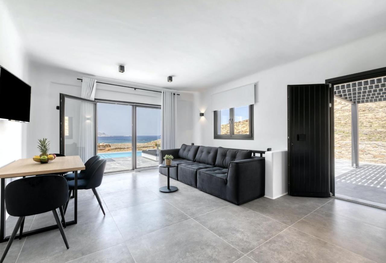 Black And White Villas Ftelia - Mykonos Mykonos Town Exterior foto