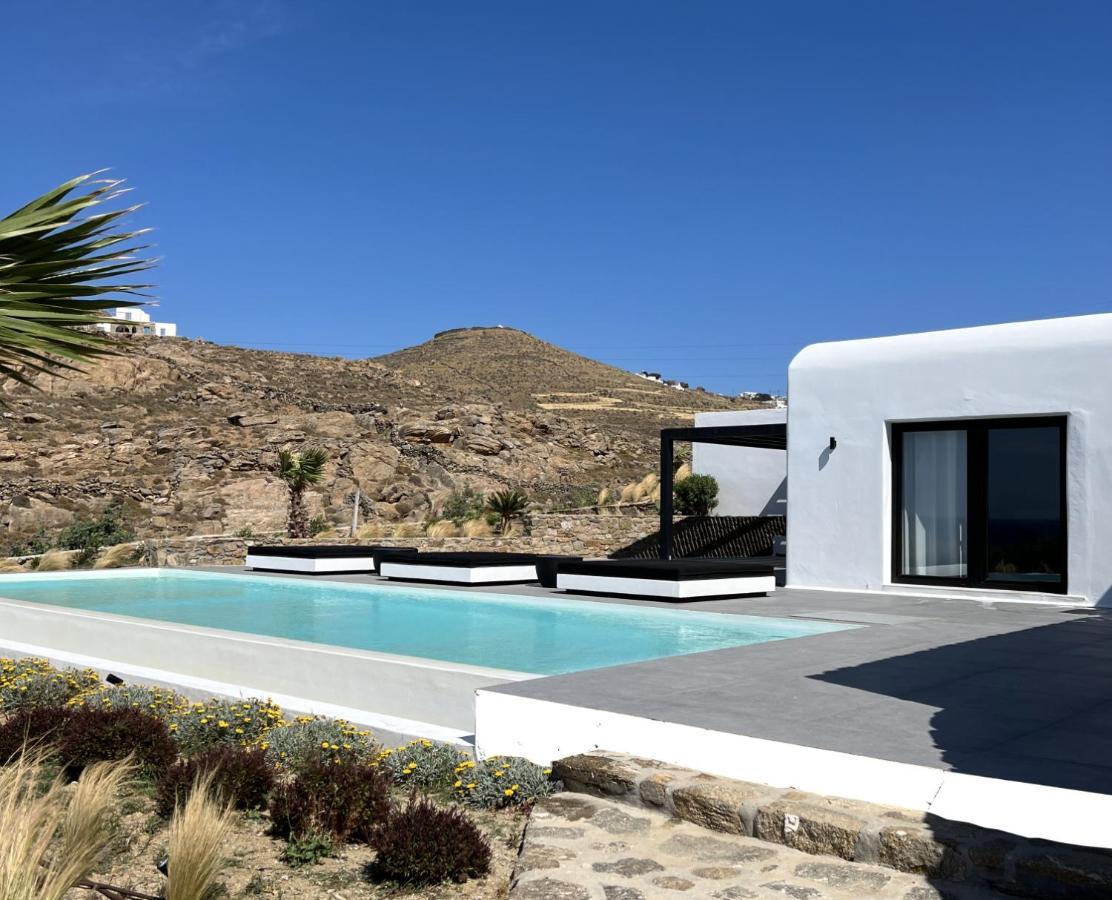 Black And White Villas Ftelia - Mykonos Mykonos Town Exterior foto